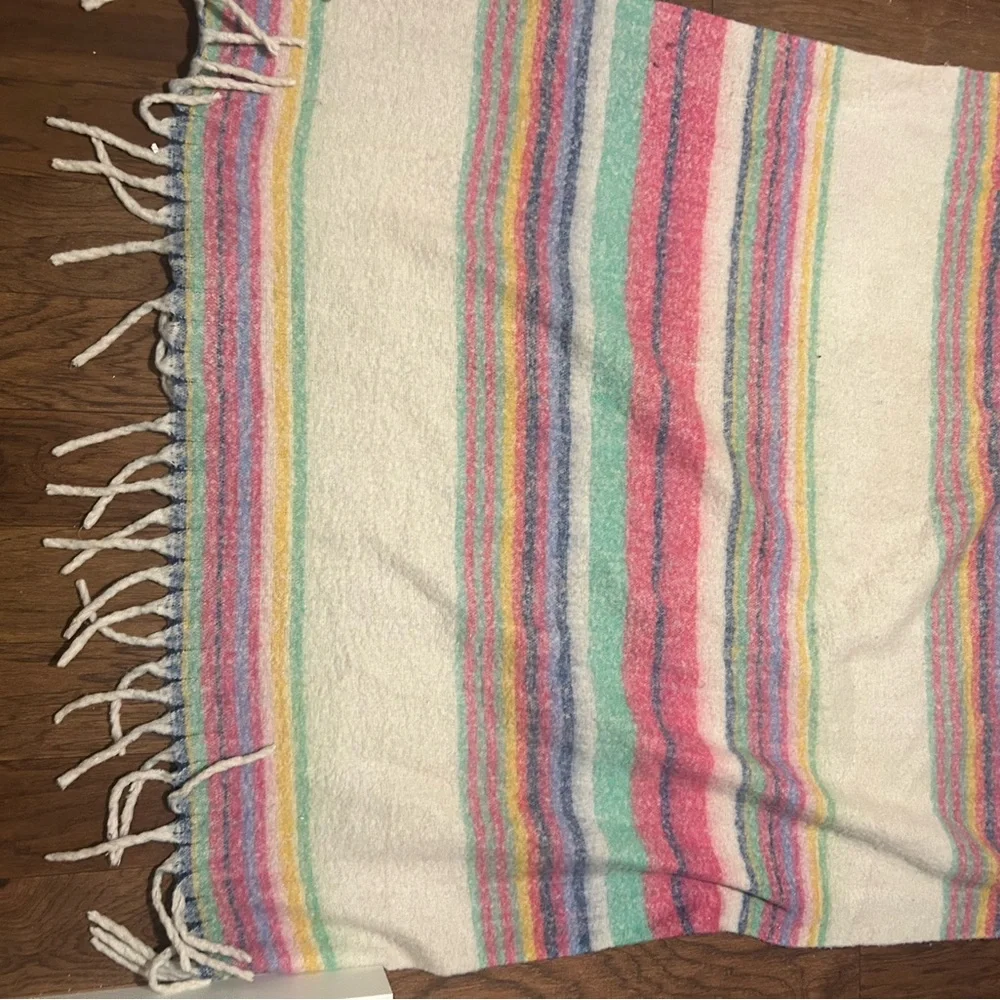 Free People Skye Stripe Fringe Throw, 50